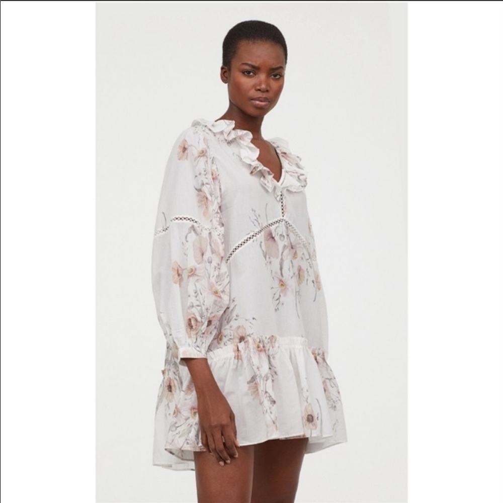 Flouncy Floral Dress